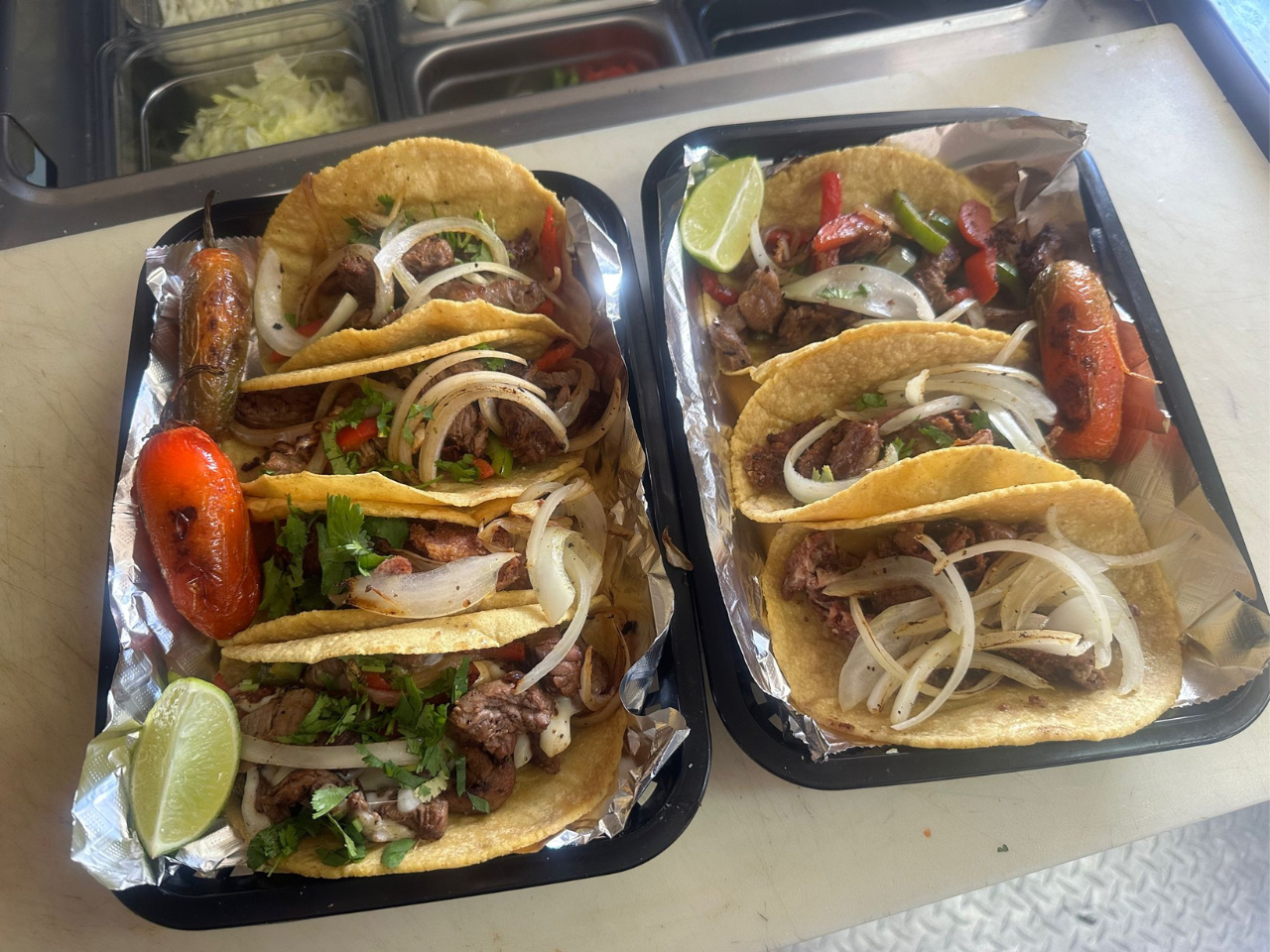 Mini Tacos served on fresh handmade tortillas